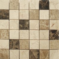 Dark Emperador Beige Mix Mozaïek