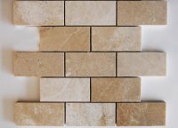 Beige marmeren mozaïek