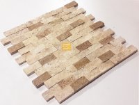 Travertine Mozaïek - Triple Mix