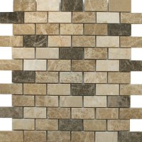 Donker - Light Emperador - Beige Mix Mozaïek