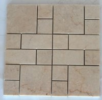 Beige marmeren set mozaïek