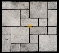 Toendra grijs marmeren set mozaïek