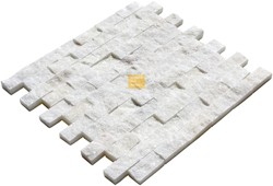 Witte marmer mozaïek